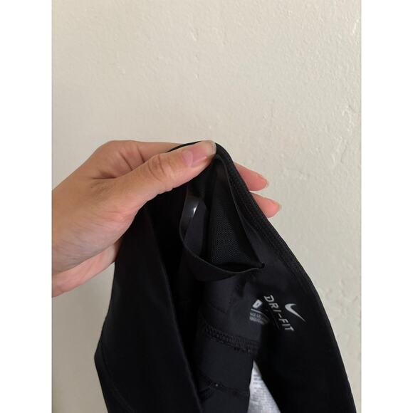 Nike Leggings Women’s Small Black Pirate Net Dri-Fit Fly Victory Capri Mesh - Picture 11 of 11